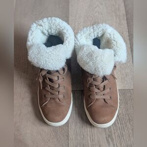 Ugg Supple Shearling High-Top Sneakers